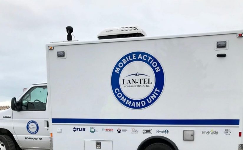 LAN-TEL’s Mobile Command Unit is at the 2018 Boston Marathon